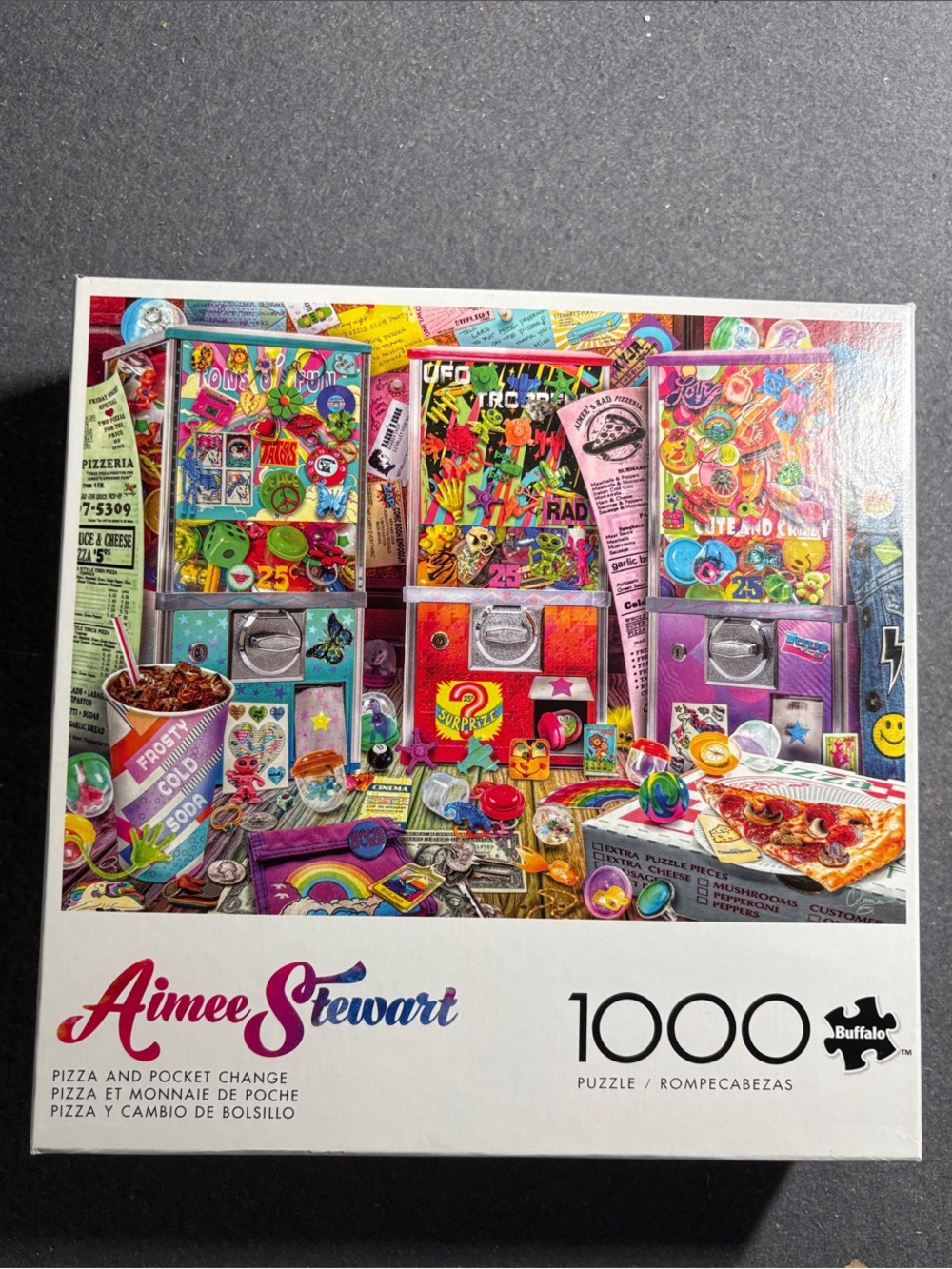 1000-Piece Puzzle — Pizza and Pocket Change (Multicolor)